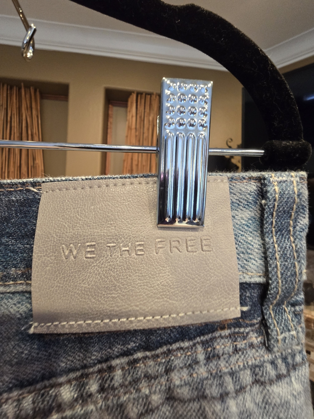 We The Free Floral West Coast Illusions Print Jeans - Picture 7 of 8